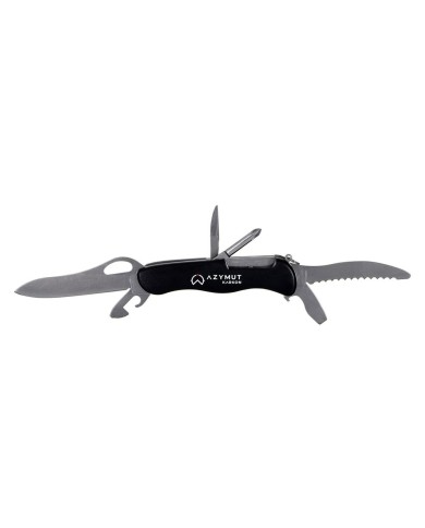 Coltello multiuso Azymut HK20018 Nero Argentato Coltello multiuso Azymut HK20018 Nero Argentato