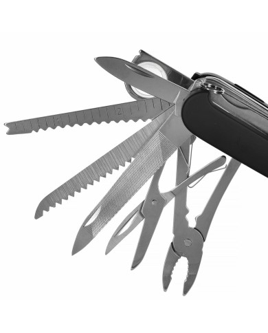 Coltello multiuso Azymut HK20017BL Nero Argentato