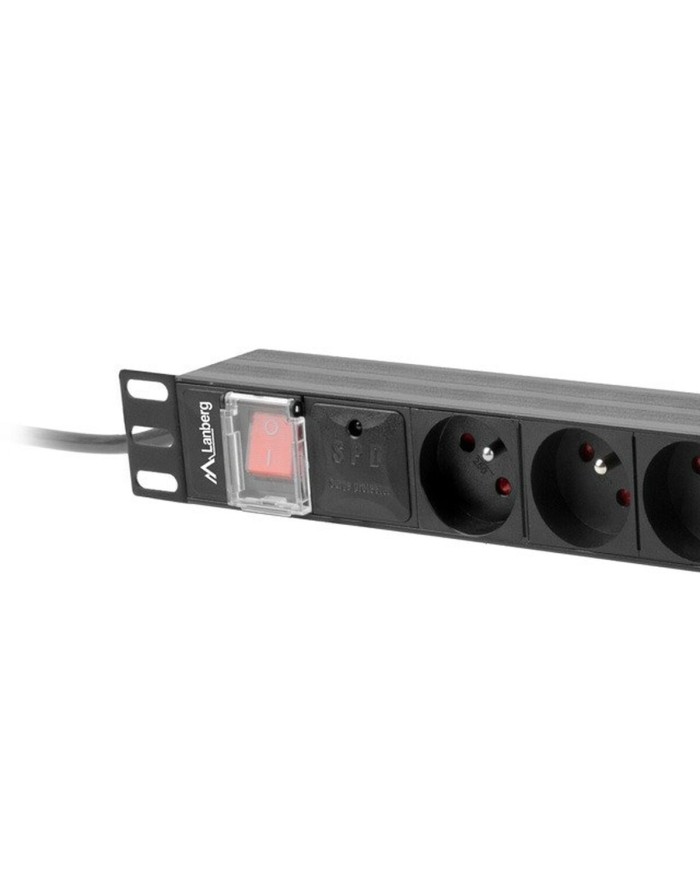 Multipresa 19" 6 Tomas Schuko Lanberg PDU-06E-0200-BK (2 m) Multipresa 19" 6 Tomas Schuko Lanberg PDU-06E-0200-BK (2 m)