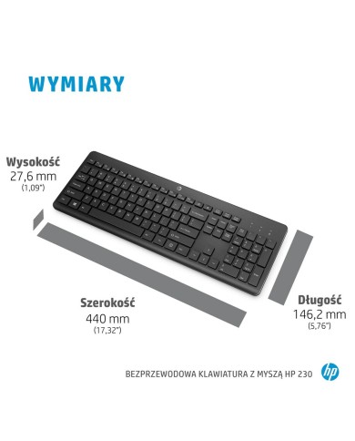 Tastiera e Mouse HP 3L1F0AA Azerty Francese Bianco Nero