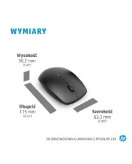 Tastiera e Mouse HP 3L1F0AA Azerty Francese Bianco Nero Tastiera e Mouse HP 3L1F0AA Azerty Francese Bianco Nero