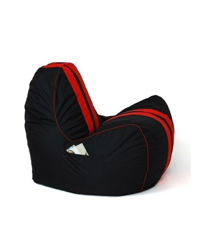 Puff GO GIFT Nero Rosso Oxford tejido antidesgarros Pelle ecologica 140 x 100 x 100 cm 140 x 100 cm Puff GO GIFT Nero Rosso Oxford tejido antidesgarros Pelle ecologica 140 x 100 x 100 cm 140 x 100 cm