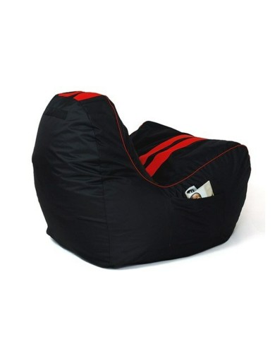 Puff GO GIFT Nero Rosso Oxford tejido antidesgarros Pelle ecologica 140 x 100 x 100 cm 140 x 100 cm Puff GO GIFT Nero Rosso Oxford tejido antidesgarros Pelle ecologica 140 x 100 x 100 cm 140 x 100 cm