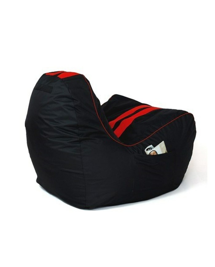 Puff GO GIFT Nero Rosso Oxford tejido antidesgarros Pelle ecologica 140 x 100 x 100 cm 140 x 100 cm Puff GO GIFT Nero Rosso Oxford tejido antidesgarros Pelle ecologica 140 x 100 x 100 cm 140 x 100 cm