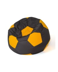 Puff GO GIFT Giallo Nero Oxford Football Puff GO GIFT Giallo Nero Oxford Football