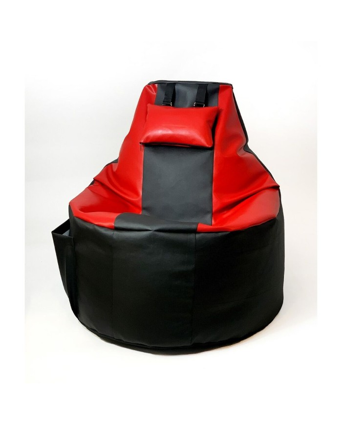 Puff GO GIFT Nero Rosso Crema Bronce Ecopelle 130 x 90 cm