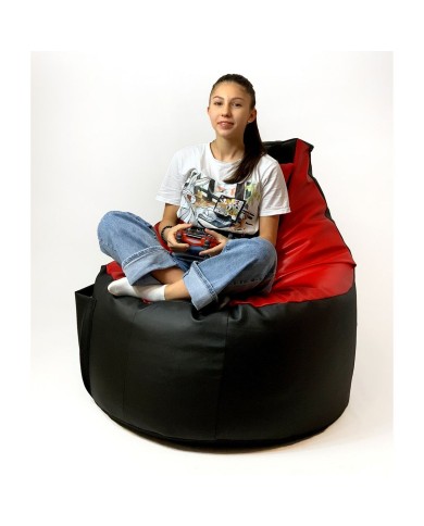 Puff GO GIFT Nero Rosso Crema Bronce Ecopelle 130 x 90 cm Puff GO GIFT Nero Rosso Crema Bronce Ecopelle 130 x 90 cm