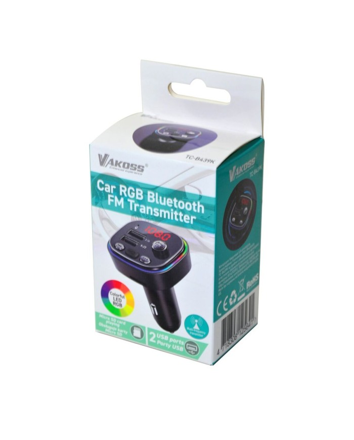 Lettore MP3 e Trasmettitore FM per Auto Vakoss TC-B439K Lettore MP3 e Trasmettitore FM per Auto Vakoss TC-B439K