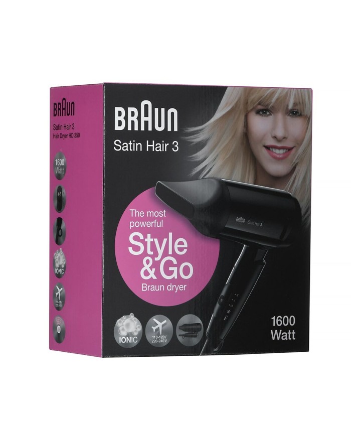 Phon Braun Satin Hair 3 Style&Go Nero 1600 W