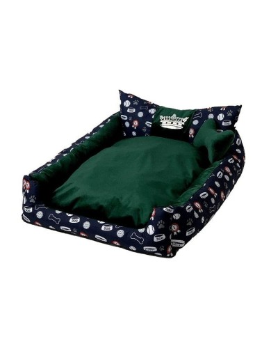 Letto per animali domestici GO GIFT L Verde 90 x 16 x 50 cm Letto per animali domestici GO GIFT L Verde 90 x 16 x 50 cm