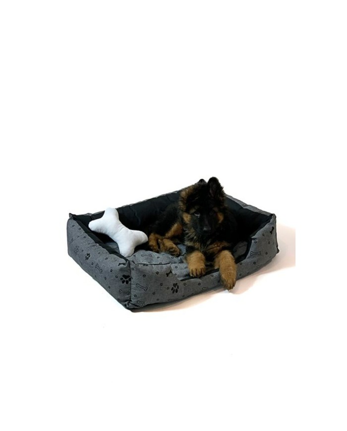 Letto per animali domestici GO GIFT XXL Grafite 90 x 16 x 76 cm