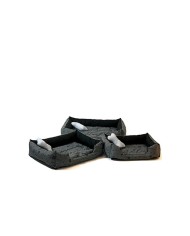 Letto per animali domestici GO GIFT XXL Grafite 90 x 16 x 76 cm