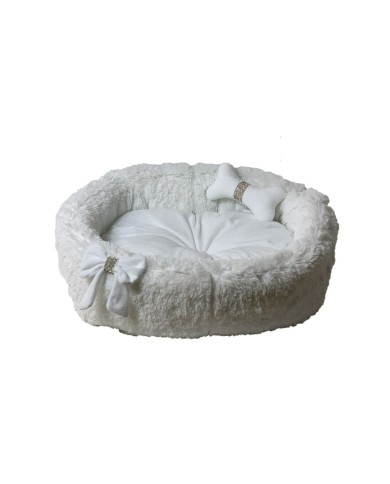 Letto per animali domestici GO GIFT L Bianco 55 x 18 x 5 cm
