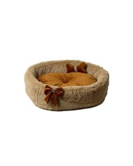 Letto per animali domestici GO GIFT XL Cammello 60 x 18 x 60 cm Letto per animali domestici GO GIFT XL Cammello 60 x 18 x 60 cm