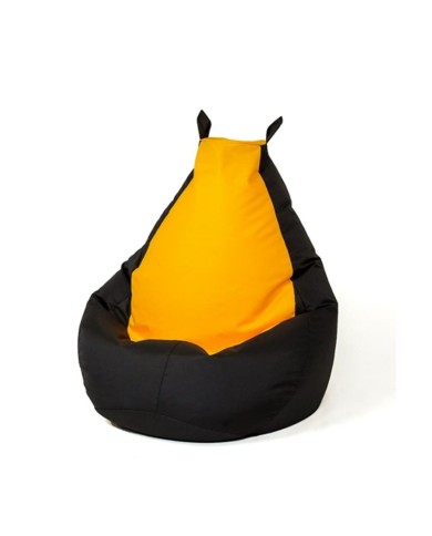 Puff GO GIFT Giallo Nero Oxford 130 x 90 cm Puff GO GIFT Giallo Nero Oxford 130 x 90 cm