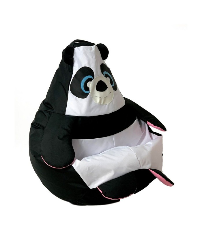 Puff GO GIFT Bianco Nero Oxford 105 x 80 cm Puff GO GIFT Bianco Nero Oxford 105 x 80 cm