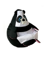 Puff GO GIFT Bianco Nero Oxford 105 x 80 cm Puff GO GIFT Bianco Nero Oxford 105 x 80 cm