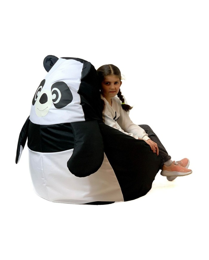 Puff GO GIFT Bianco Nero Oxford 130 x 90 cm