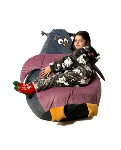 Puff GO GIFT Grigio Rosa Oxford 130 x 90 cm Puff GO GIFT Grigio Rosa Oxford 130 x 90 cm