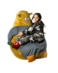 Puff GO GIFT Oro Grigio Oxford 105 x 80 cm Puff GO GIFT Oro Grigio Oxford 105 x 80 cm