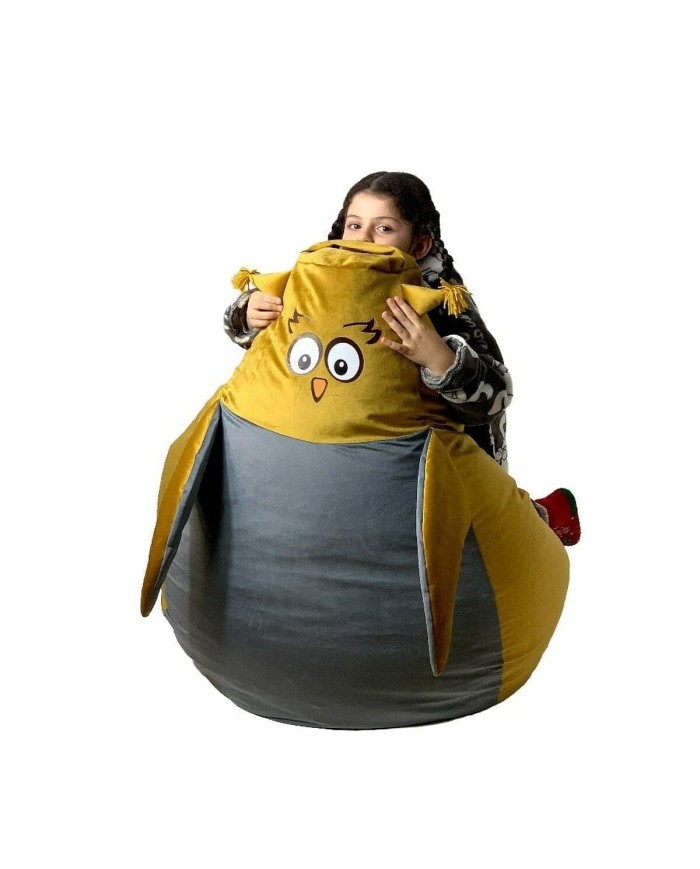 Puff GO GIFT Oro Grigio Oxford 105 x 80 cm Puff GO GIFT Oro Grigio Oxford 105 x 80 cm