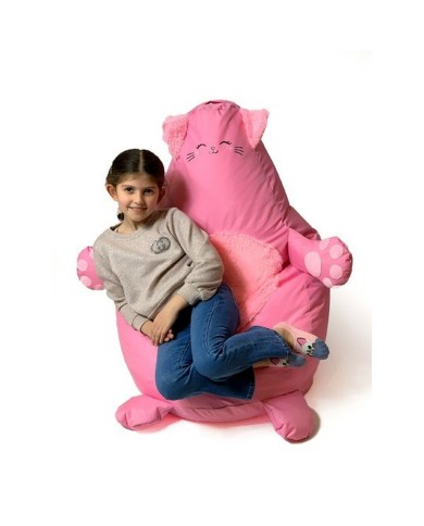 Puff GO GIFT Rosa Oxford Gatto 130 x 90 cm Puff GO GIFT Rosa Oxford Gatto 130 x 90 cm