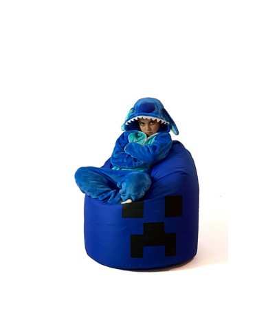 Puff GO GIFT Azzurro Oxford minecraft Puff GO GIFT Azzurro Oxford minecraft