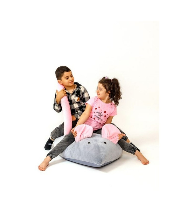 Puff GO GIFT Grigio Rosa Oxford Mouse