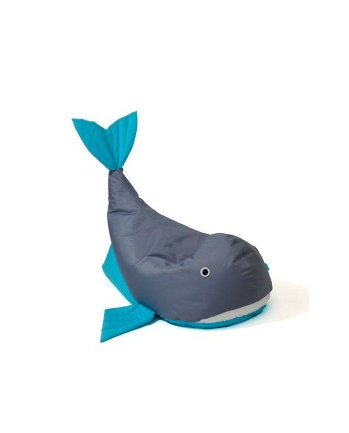 Puff GO GIFT Azzurro Grigio Oxford