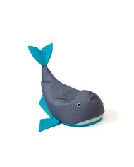 Puff GO GIFT Azzurro Grigio Oxford