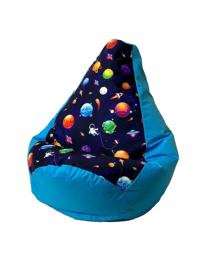 Puff GO GIFT Azzurro 105 x 80 cm Pera