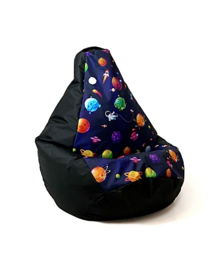 Puff GO GIFT Nero 140 x 100 cm Pera