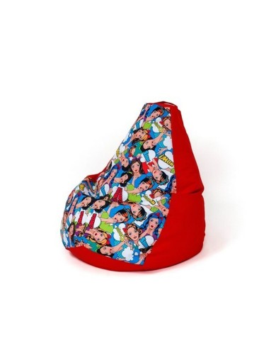 Puff GO GIFT Rosso 130 x 90 cm Pera Puff GO GIFT Rosso 130 x 90 cm Pera