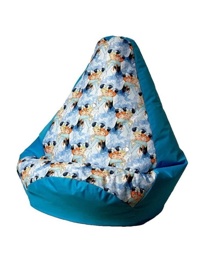 Puff GO GIFT Azzurro 140 x 100 cm Pera Puff GO GIFT Azzurro 140 x 100 cm Pera