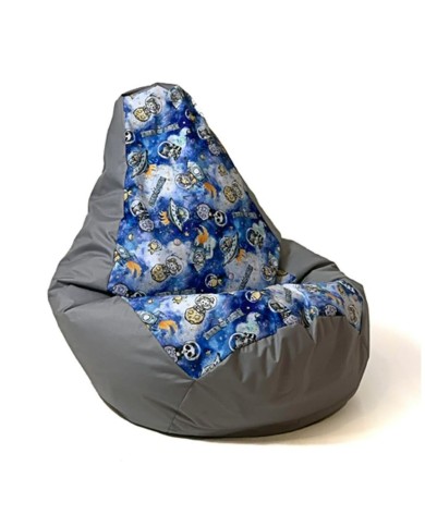 Puff GO GIFT Grigio 130 x 90 cm Pera Puff GO GIFT Grigio 130 x 90 cm Pera