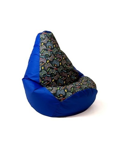 Puff GO GIFT Azzurro Oxford tejido antidesgarros 130 x 90 cm Puff GO GIFT Azzurro Oxford tejido antidesgarros 130 x 90 cm