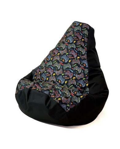 Puff GO GIFT Nero 140 x 100 cm Pera Puff GO GIFT Nero 140 x 100 cm Pera