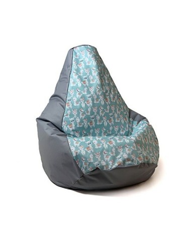 Puff GO GIFT Grigio 105 x 80 cm Pera Puff GO GIFT Grigio 105 x 80 cm Pera