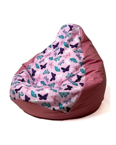 Puff GO GIFT Rosa scuro 130 x 90 cm Pera