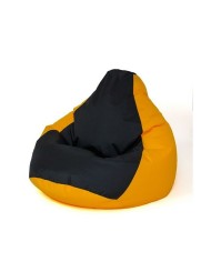 Puff GO GIFT Azzurro Nero 140 x 100 cm Pera