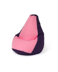 Puff GO GIFT Grigio Rosa 140 x 100 cm Pera