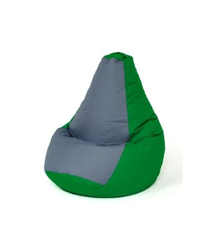 Puff GO GIFT Verde Grigio 140 x 100 cm Pera