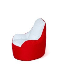 Puff GO GIFT Bianco Rosso Oxford tejido antidesgarros Puff GO GIFT Bianco Rosso Oxford tejido antidesgarros