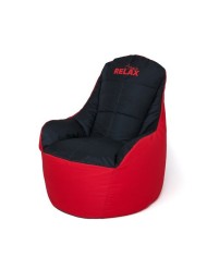 Puff GO GIFT Nero Rosso Oxford tejido antidesgarros