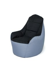 Puff GO GIFT Nero Grafite Oxford tejido antidesgarros