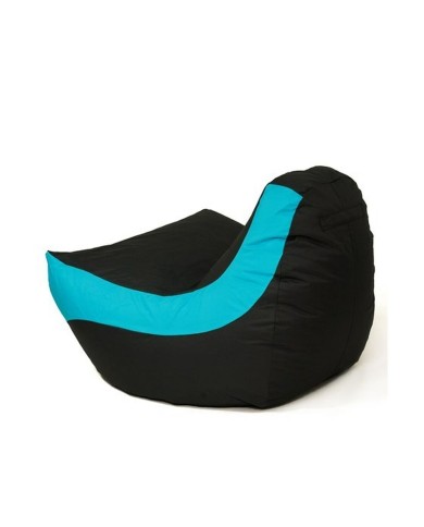 Puff GO GIFT Azzurro Nero Oxford tejido antidesgarros 140 x 100 x 100 cm 140 x 100 cm Puff GO GIFT Azzurro Nero Oxford tejido antidesgarros 140 x 100 x 100 cm 140 x 100 cm