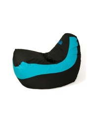 Puff GO GIFT Azzurro Nero Oxford tejido antidesgarros 140 x 100 x 100 cm 140 x 100 cm