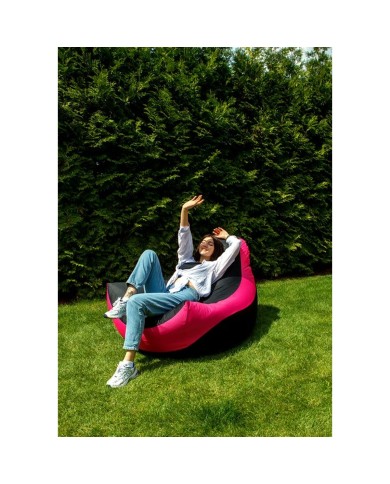 Puff GO GIFT Nero Rosa Oxford tejido antidesgarros 140 x 100 x 100 cm 140 x 100 cm Puff GO GIFT Nero Rosa Oxford tejido antidesgarros 140 x 100 x 100 cm 140 x 100 cm