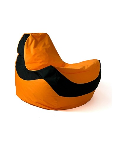 Puff GO GIFT Nero Arancio Oxford tejido antidesgarros 140 x 100 x 100 cm 140 x 100 cm Puff GO GIFT Nero Arancio Oxford tejido antidesgarros 140 x 100 x 100 cm 140 x 100 cm