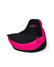 Puff GO GIFT Nero Rosa Oxford tejido antidesgarros 140 x 100 x 100 cm 140 x 100 cm